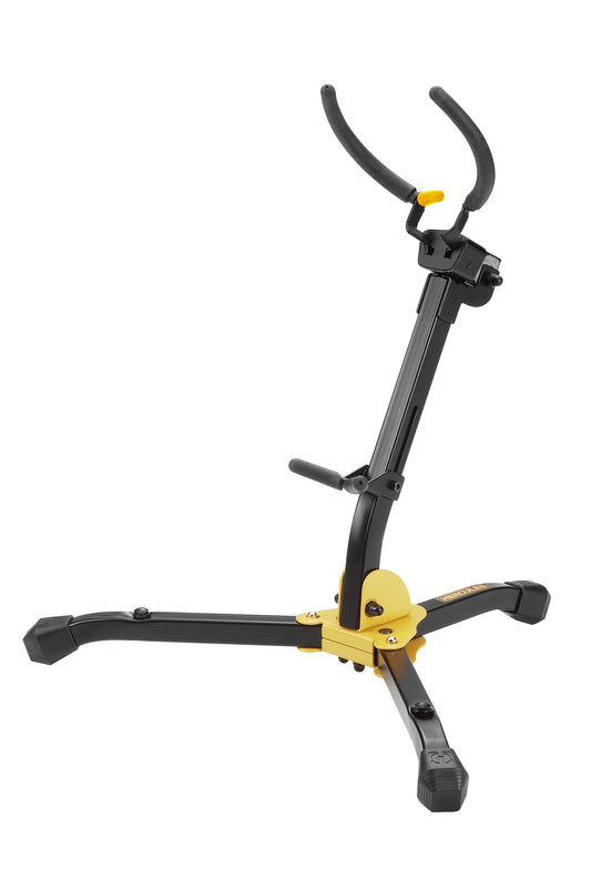 Support pliable saxophone alto ou ténor, housse (hauteur: 43 cm, poids: 0.98 kg, taille replié: 31 x 11 cm)