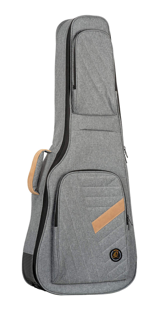 OGBCL-DLX-GY, housse Deluxe pour guitare classique 4/4, coton résistant et déperlant, rembourrage intérieur 20mm, 2 poches, gris