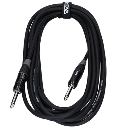 Câble instrument Jack/Jack, 1 mètre, noir
