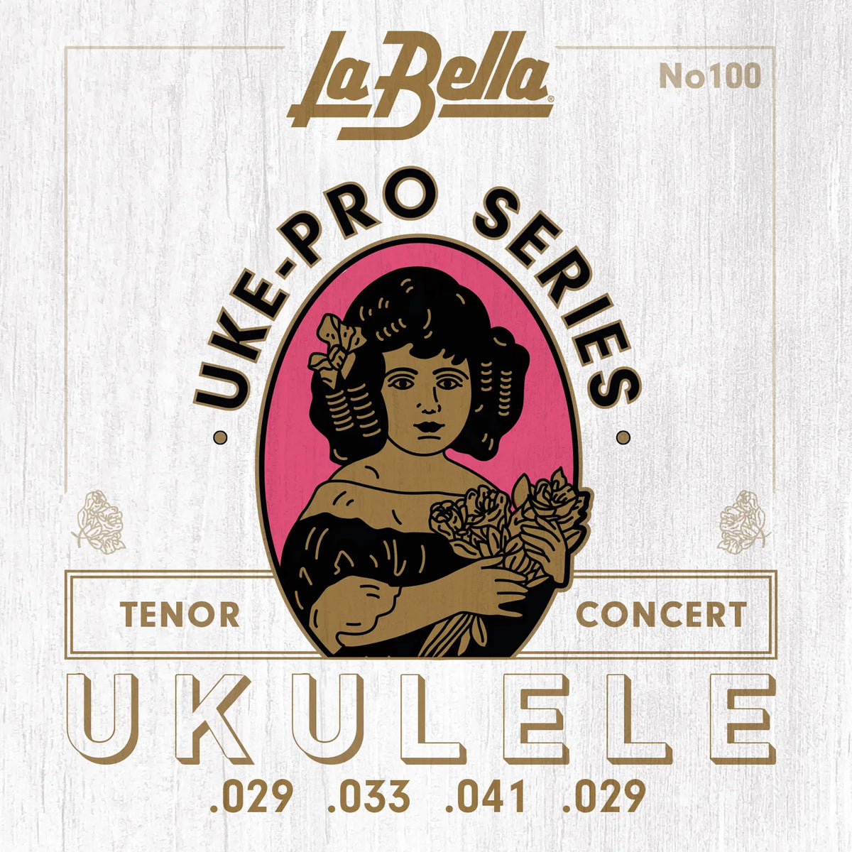 Jeu pour ukulélé concert/ténor UKE-PRO, nylon rectifié haute qualité (29-33-41-29)