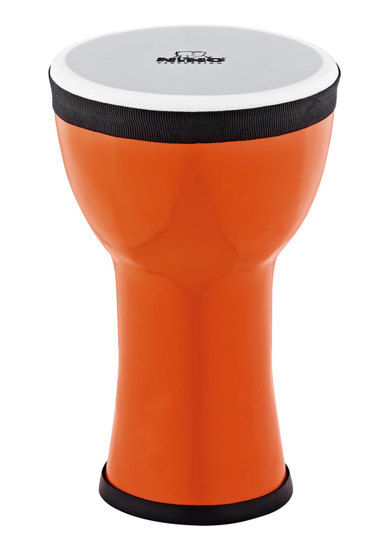 DJEMBE NINO ÉLÉMENT 6" TANGERINE, SYNTHÉTIQUE, PEAU PLASTIQUE, 26.7CM