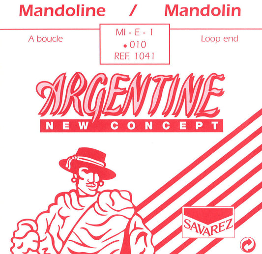 Corde Mi 1 mandoline, à boucle (vendues par 10)