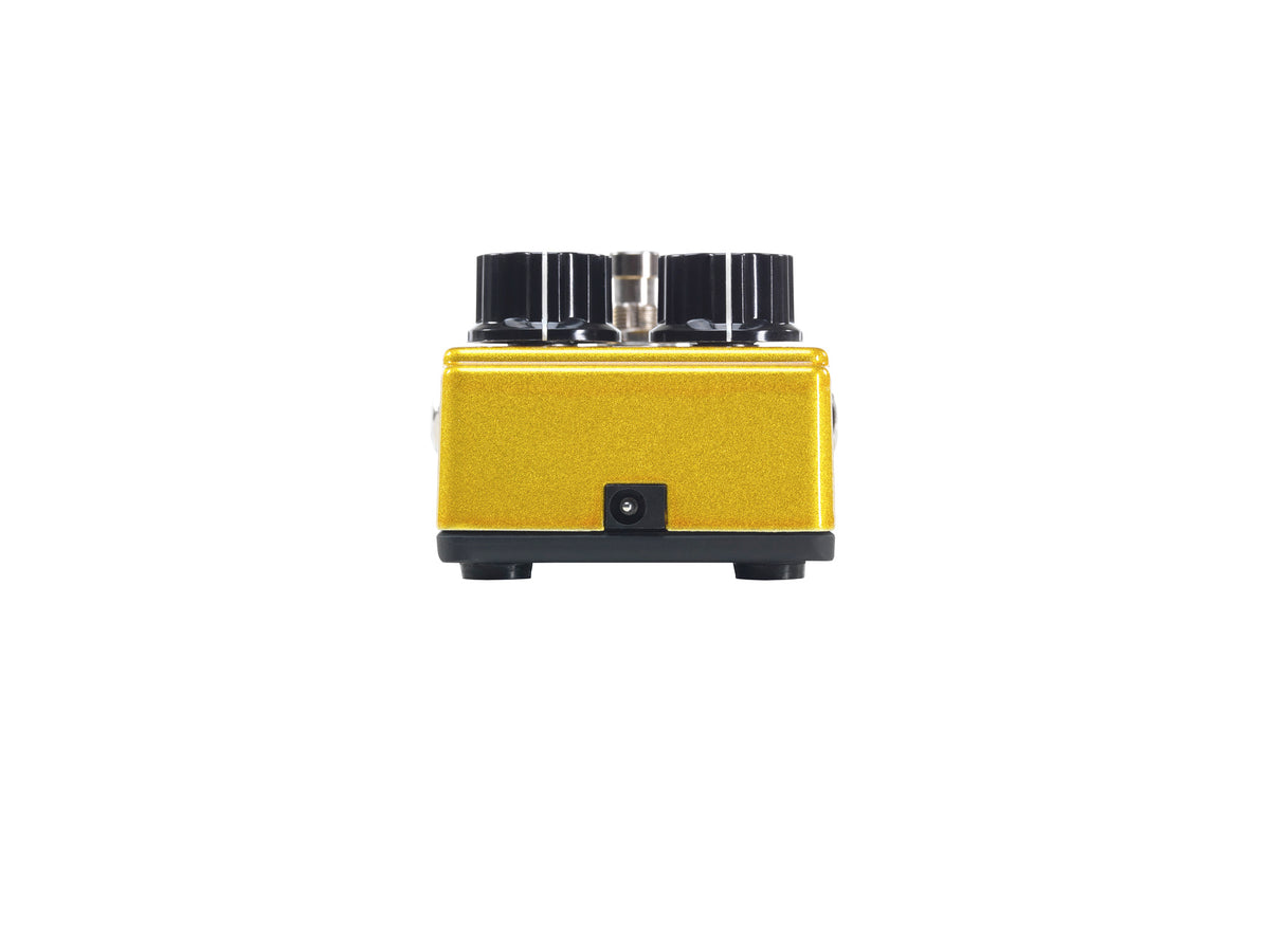 PÉDALE OVERDRIVE PREAMP 250, overdrive basé sur le circuit original avec des composants actualisés, True Bypass, jaune métallisé