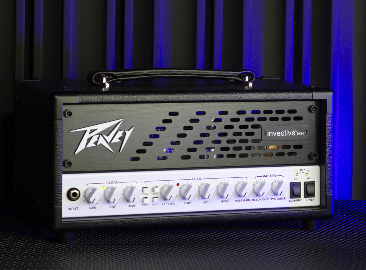 Tête amplifiée à lampes compact 20W, 2 canaux, EQ 3 bandes, sortie DI, finition noir