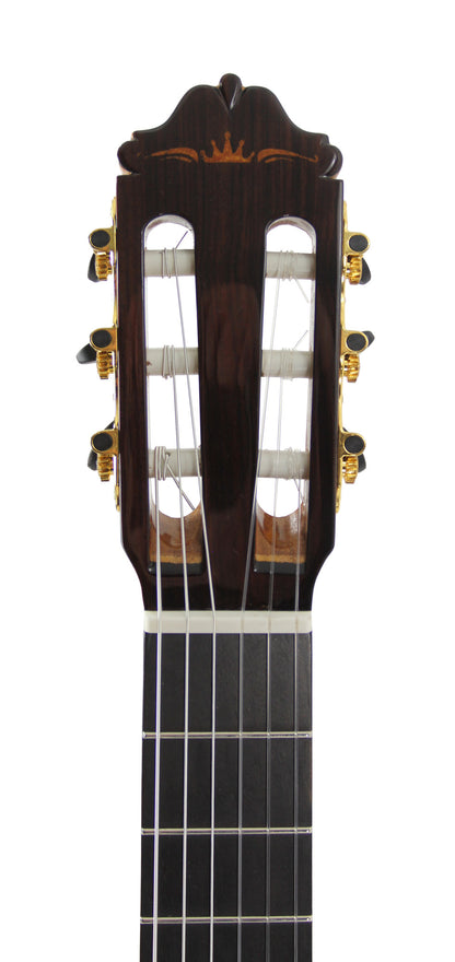 GIPSYKINGS (by André Reyes), Flamenco pan coupé, table épicéa massif, f/e cyprès massif, EQ Fishman Prefix Pro Blend, jaune