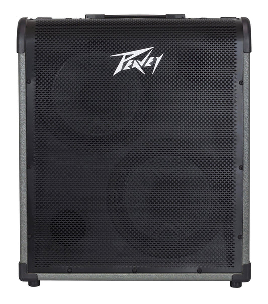 Ampli basse électrique 200W, HP 2x 10" Premium, EQ 3 bandes, entrée auxiliaire, sortie DI, finition noir