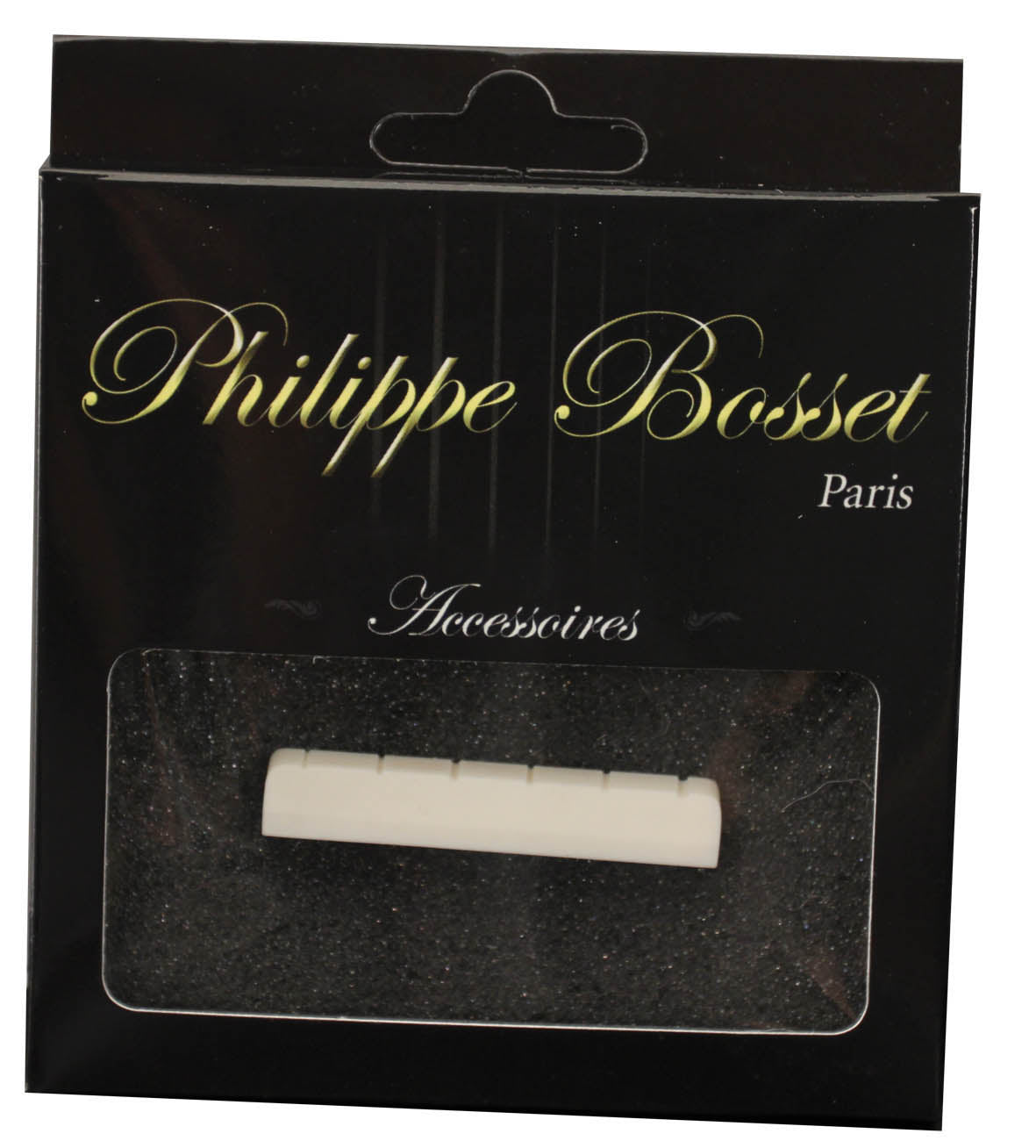 Sillet de tête pour guitare classique, os (52 x 6 x 9.2 mm)