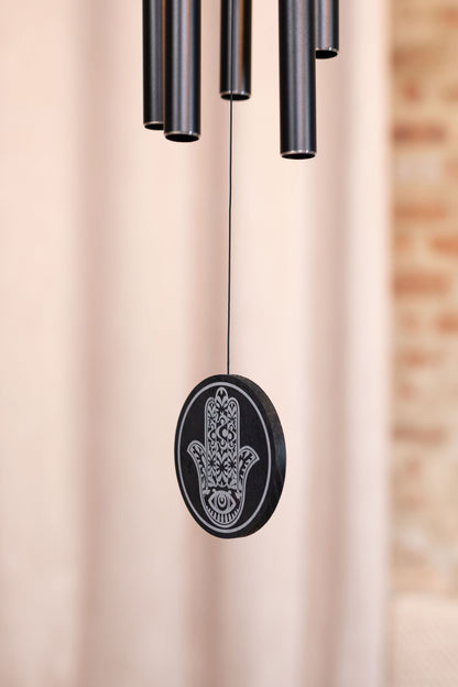 CHIMES SONIC ENERGY HAMSA 36", NOIR