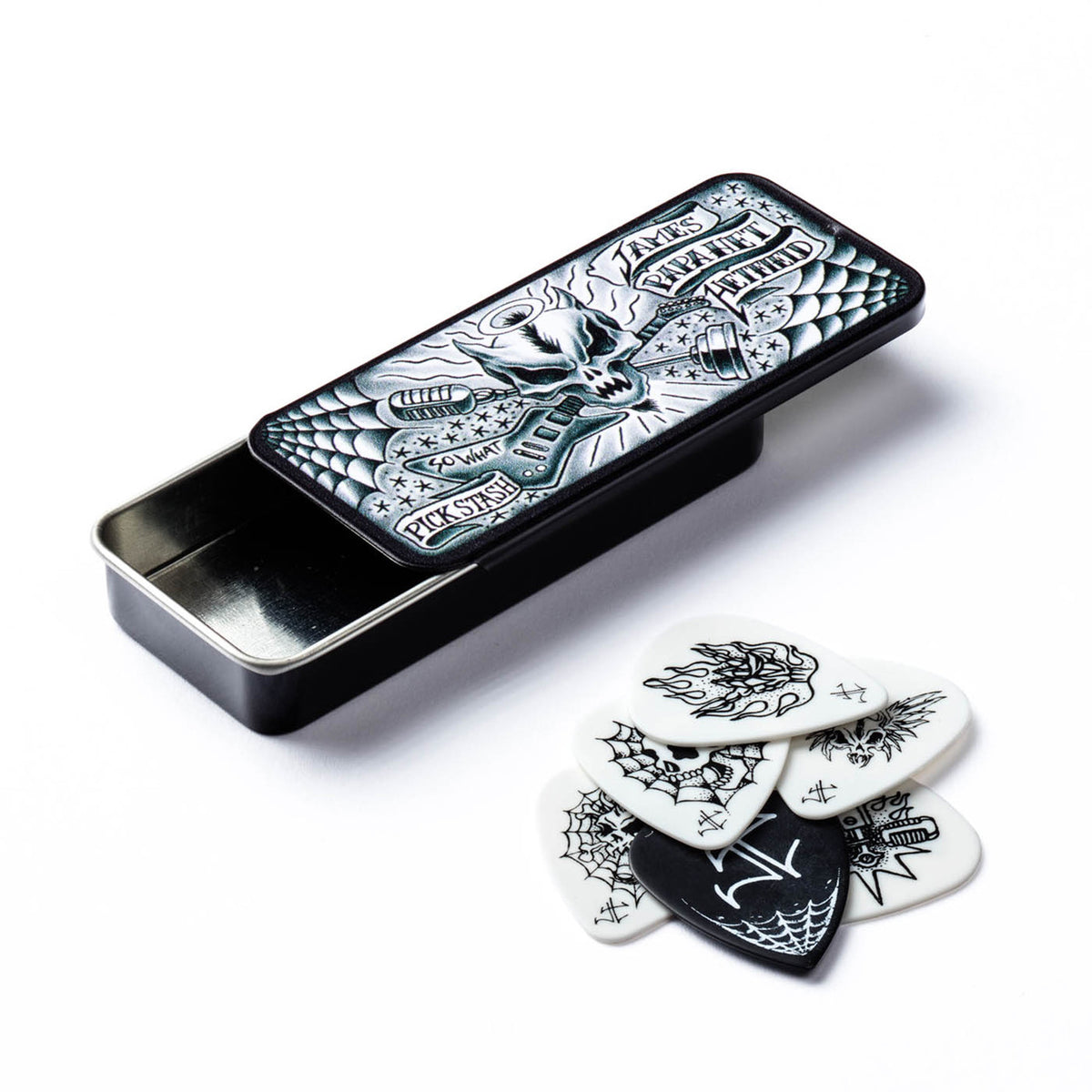 Boite de 6 médiators James Hetfield 0.88 mm