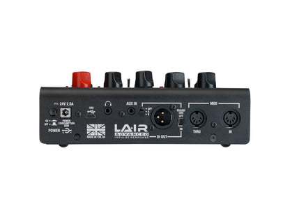 Ampli BCC-LOUDPEDAL-IMM 60W, 2 canaux, égalisation 3 bandes, switch Boost, Reverb, Tone, sortie DI, avec alimentation 24V, noir