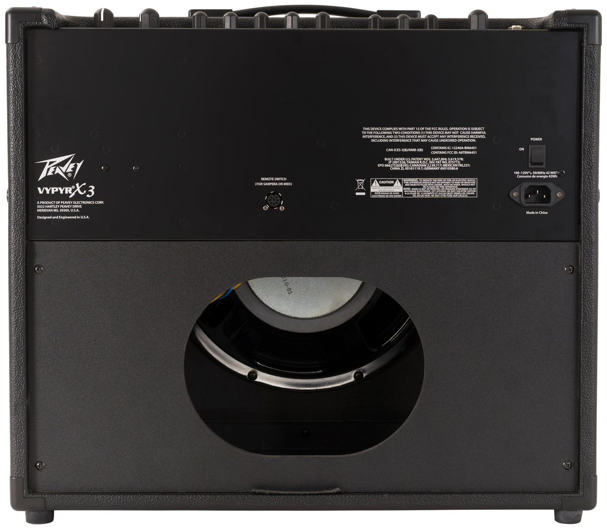 Ampli à modélisation 100W, HP 1x 12", 36 modèles d'amplis, 26 effets, EQ 3 bandes, accordeur intégré, Bluetooth, finition noir
