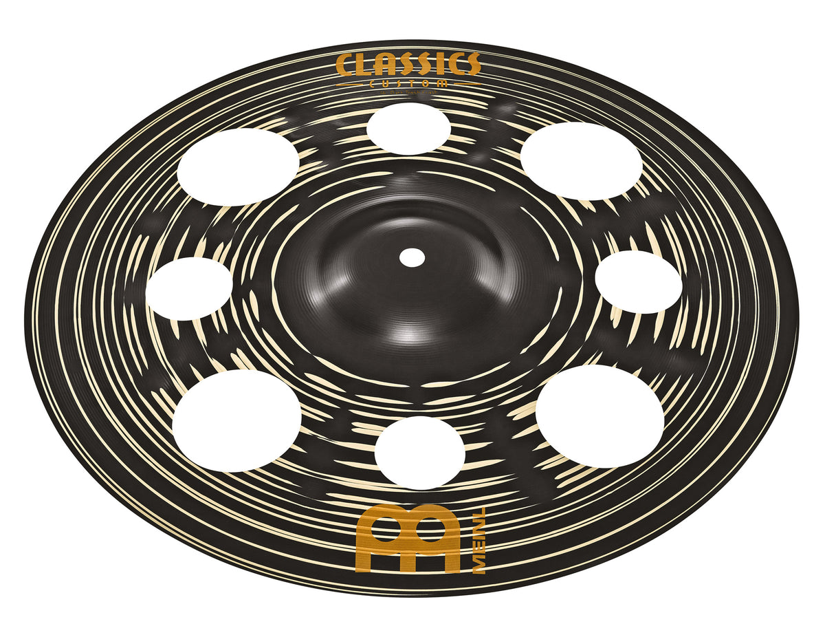 Trash crash Meinl Classic Custom 18" Dark, alliage bronze B10, finition dark