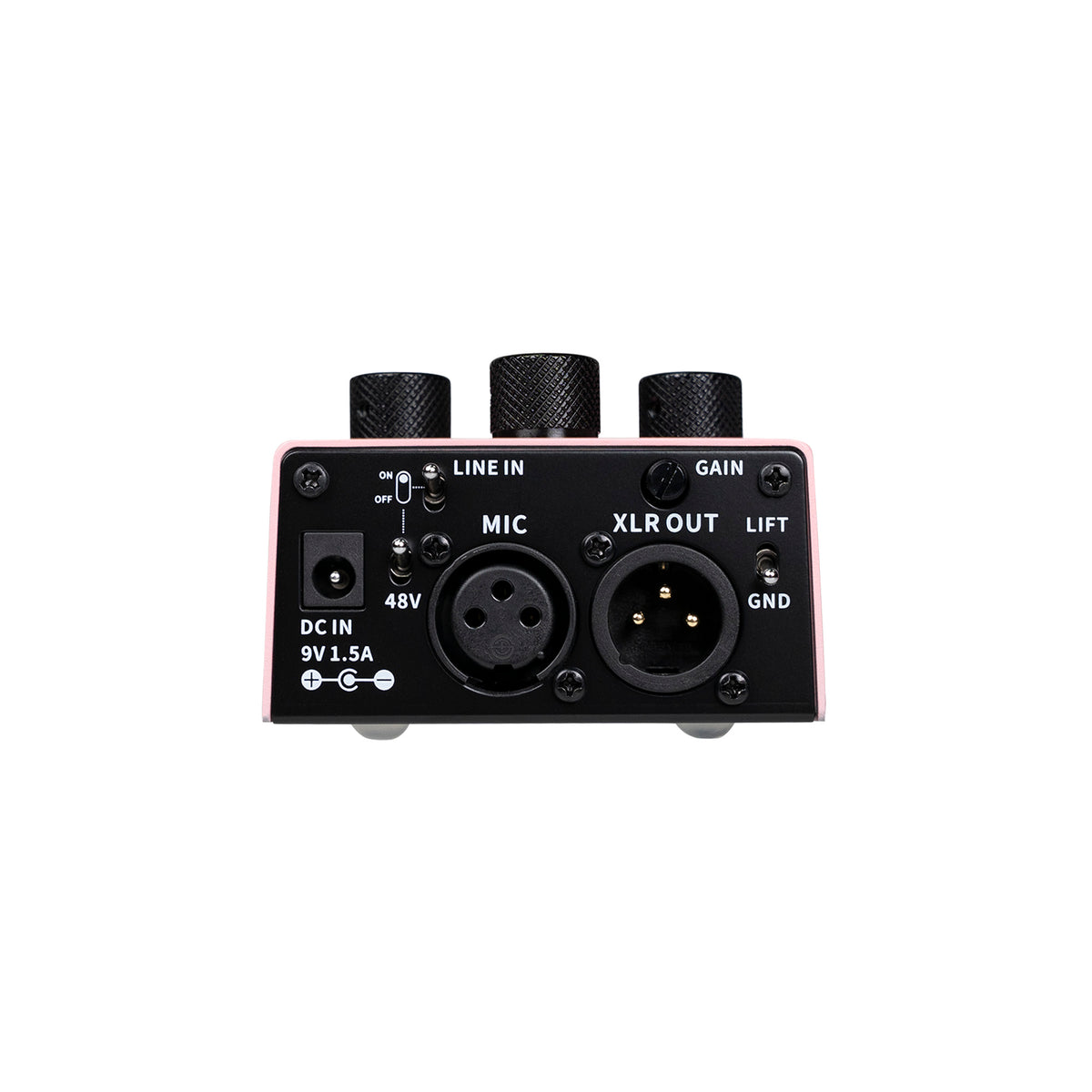 Pédale AUTUNER, processeur vocal MVP1, mode synthétiseur, boîtier métal, rose