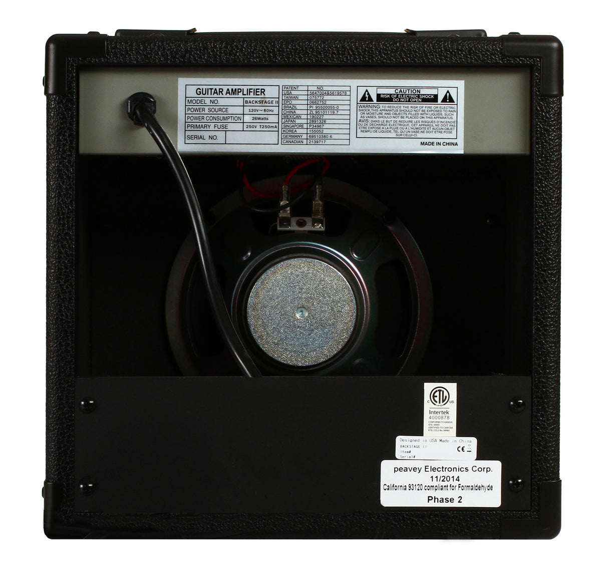 Ampli guitare 10W, HP 1x 6", préampli TransTube avec sélection 2 canaux, EQ 2 bandes, sortie casque, finition noir