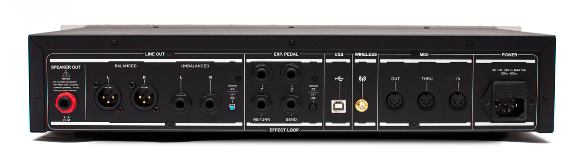 BIAS Rack Amplifier, rack amplifié pour guitare et basse, 600W @ 8 ohms Class D, 4.53 kg, argent