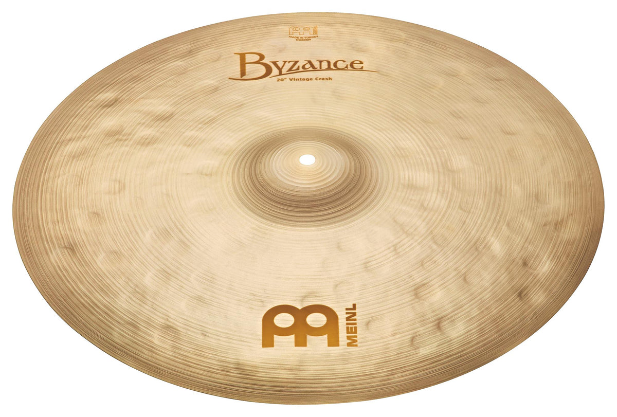 Crash Vintage 18", Alliage bronze B20, Martelée à la main, Finition sablée