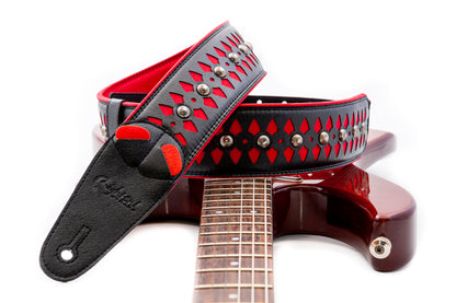 COURROIE VEGAN RIGHTON ARMOUR ROUGE