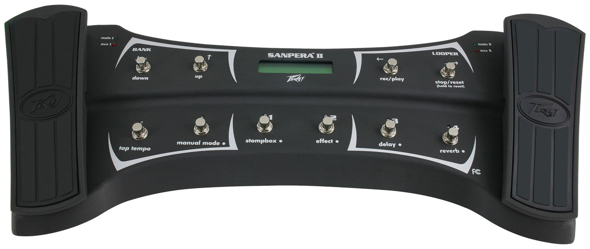 Pédalier de contrôle pour amplis VYPYR, 2 pédales multi-fonctions, 10 boutons de sélection, écran LCD, accordeur intégré