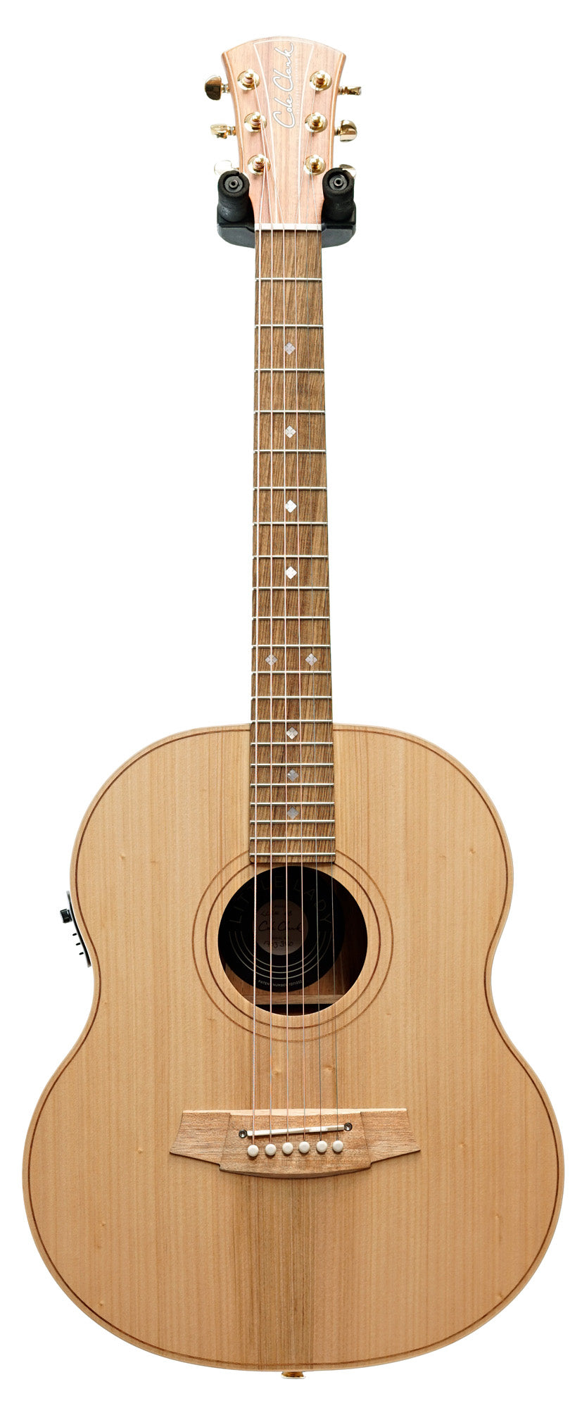 Little Lady 2, modèle compact, diapason 23.5", EQ 3 voix PG3, table bunya massif, f/e blackwood massif, housse luxe