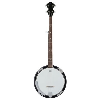 OBJ150, banjo 5 cordes, 18 tirants, fond & éclisses acajou, manche acajou, touche palissandre, whiskey burst satiné