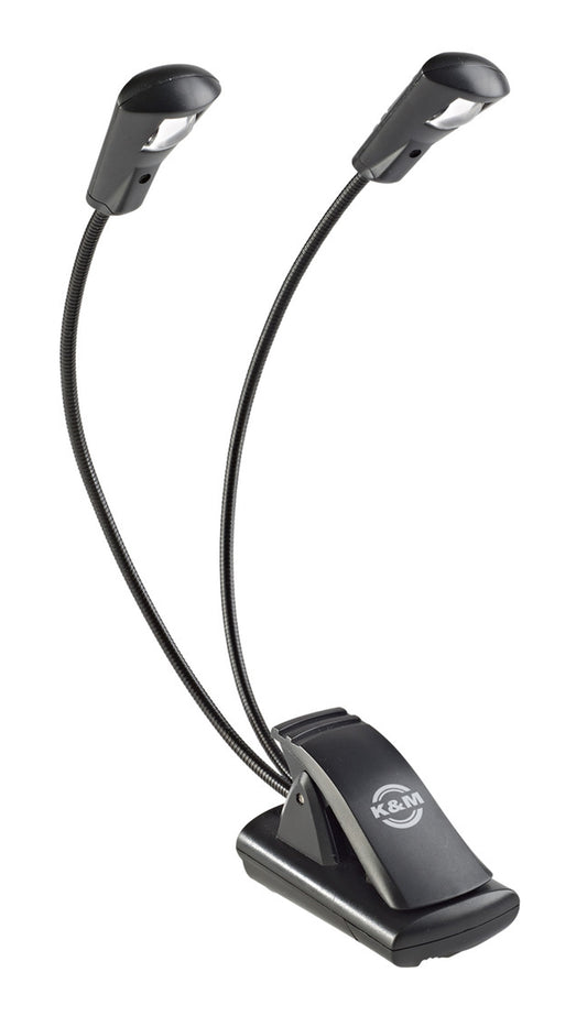 Lampe de pupitre K&M FlexLight 12243, 2x1 LED