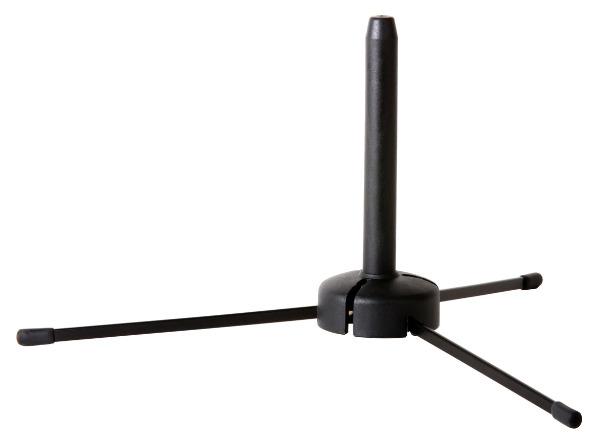 Support flûte pliable, design compact, noir