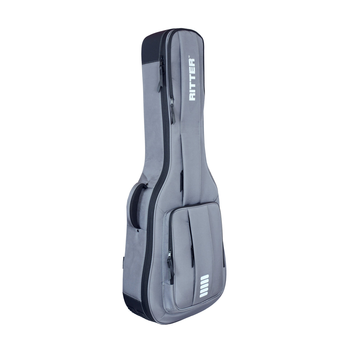 Softcase AROSA 6 pour guitare dreadnought, gris