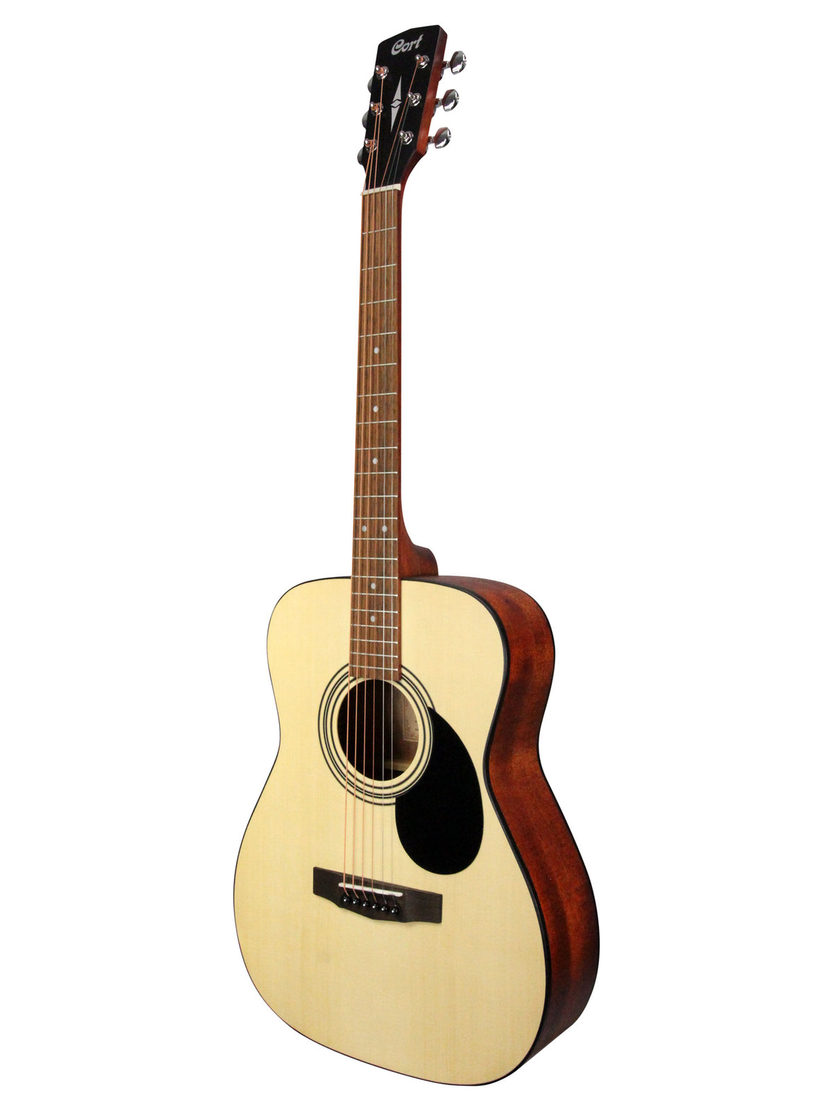AF510, forme Concert, table épicéa, fond & éclisses acajou, manche acajou, touche & chevalet merbau, naturel pores ouverts
