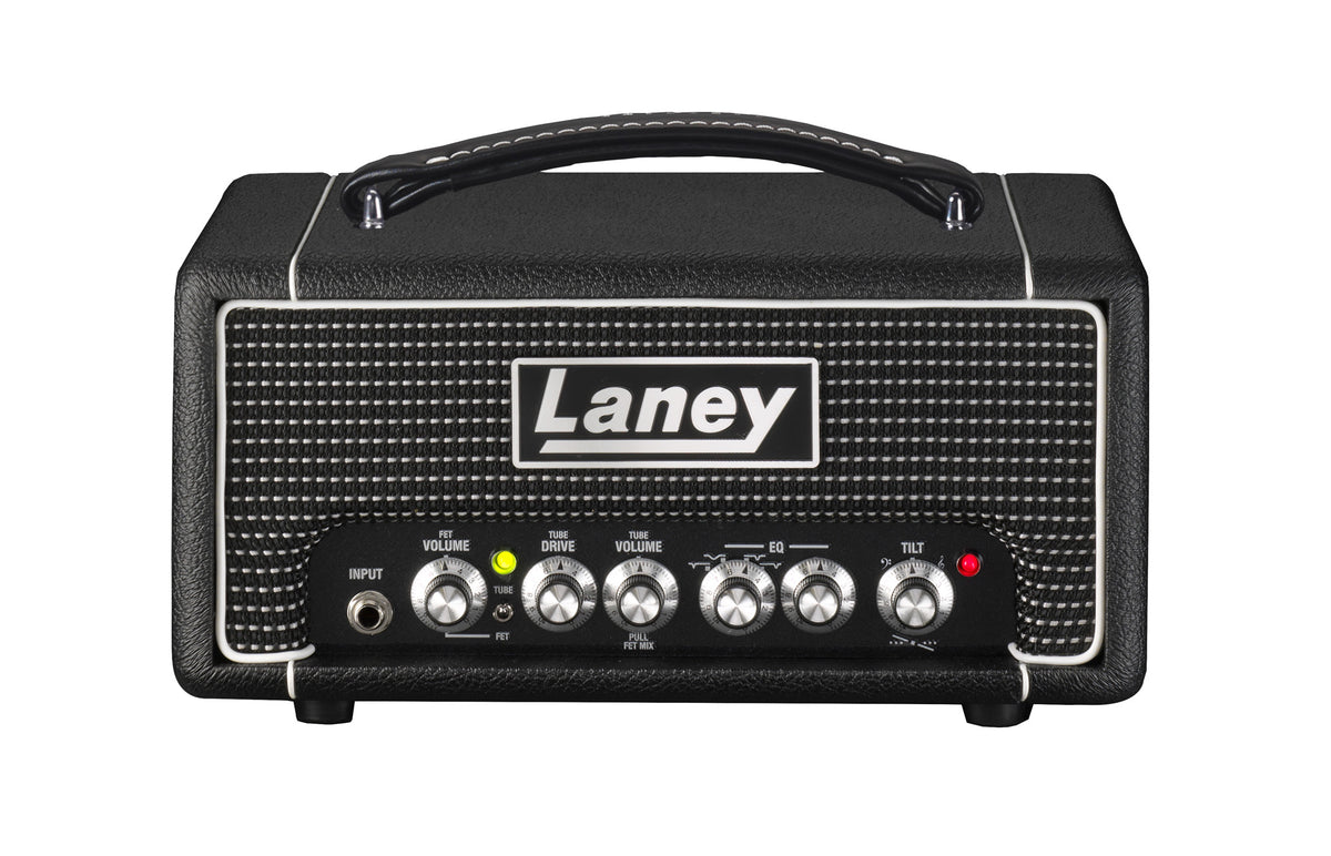 Tête basse amplifiée DB200H, amplification 200W Class D, pré-amplification type lampe et transistor, 2 canaux, noir