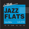 La Bella Jeu Cordes Electrique Jazz Flats  20PCM