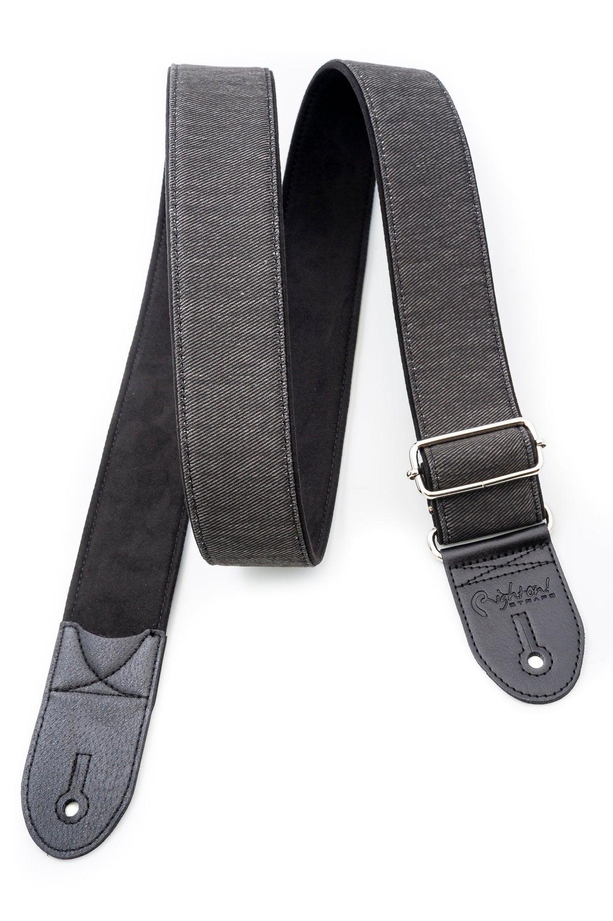 COURROIE VEGAN RIGHTON DENIM-50 NOIRE