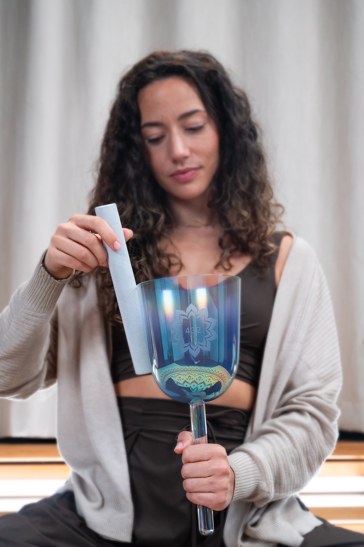 SINGING BOWL SONIC ENERGY CRYSTAL 432HZ