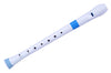 Nuvo Flute à Bec Recordeur N310 Blanc / Bleu  Doigté Baroqie