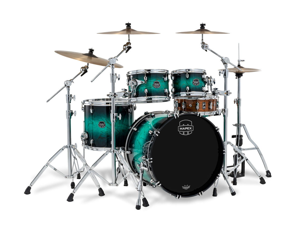 MAPEX SATURN 4 FUTS MARINE TEAL BURST