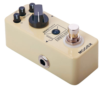Pédale ENVELOPE, wah-wah analogique automatique, boîtier métal, true bypass, crème