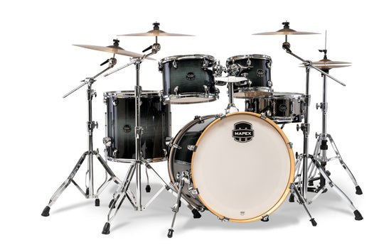 Batterie Mapex Armory Stage 22, 5 fûts, bouleau et érable, sans accessoires, Black Onyx