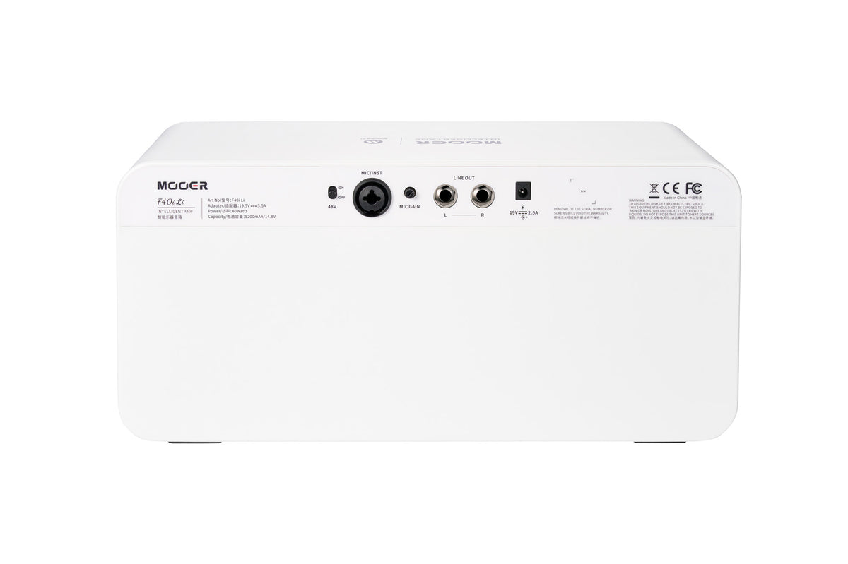 MOOER F40ILI-SW AMPLI F40I LI 40W SNOWFALL WHITE