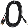 Enova cable Patch 6M Mini Jack Stéreo/2XRCA Mono