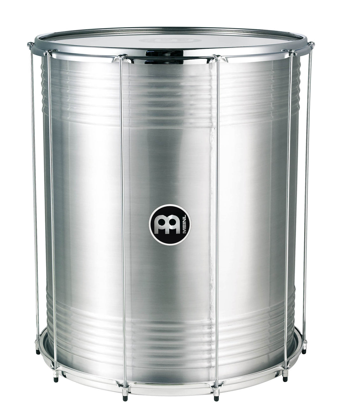 Surdo 22" x 24", 10 tirants, fût aluminium, peau synthétique, accastillage chromé, clé d'accord fournie