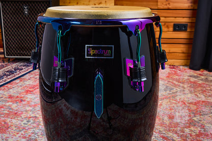 Tumba Spectrum 12" 1/2, fût Chêne Siam 3 plis, hauteur 76.2cm, peau true skin buffle, cercles SSR 4mm.