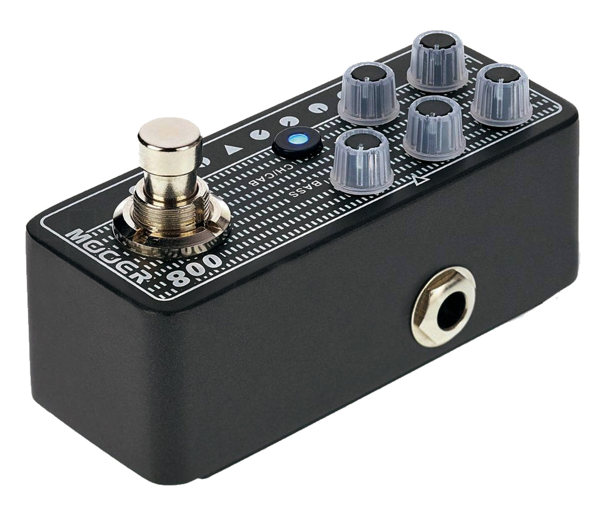 Pédale CALI-MK3, préampli numérique type US High-Gain standard, deux canaux, EQ 3 bandes par canal, noir