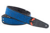 Righton Courroie Guitare Vegan Sandokan Bleu