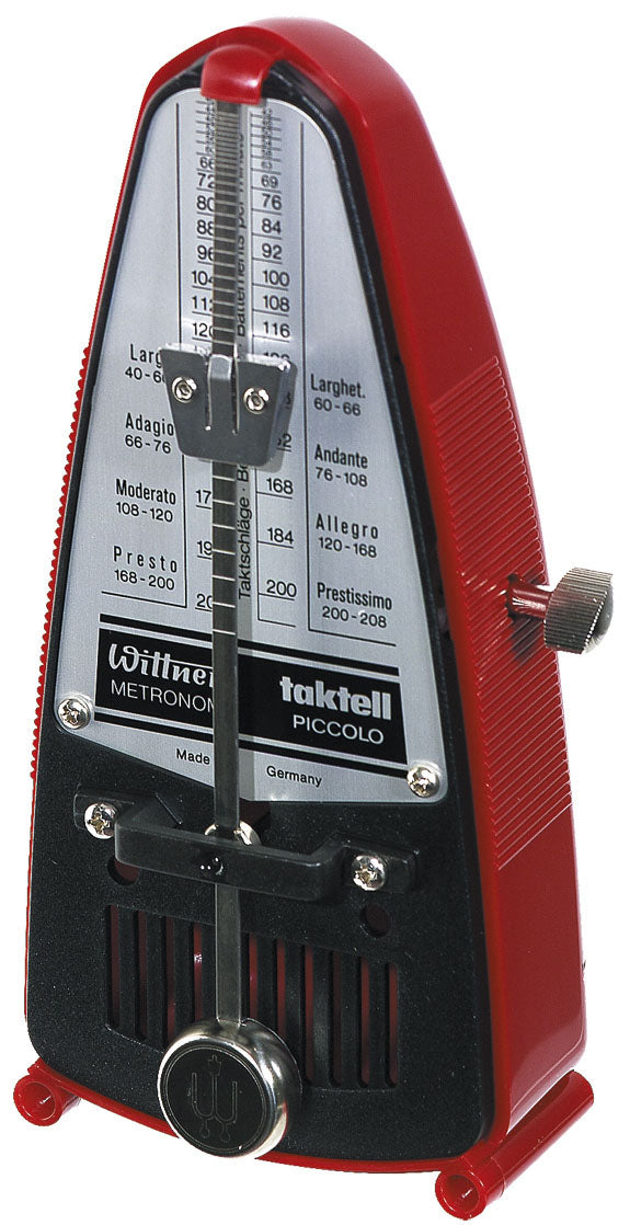 Métronome modèle Taktell Piccolo plastique, rubis