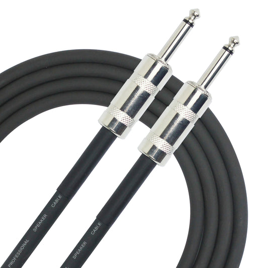 Câble HP Jack/Jack, 10 mètres, noir