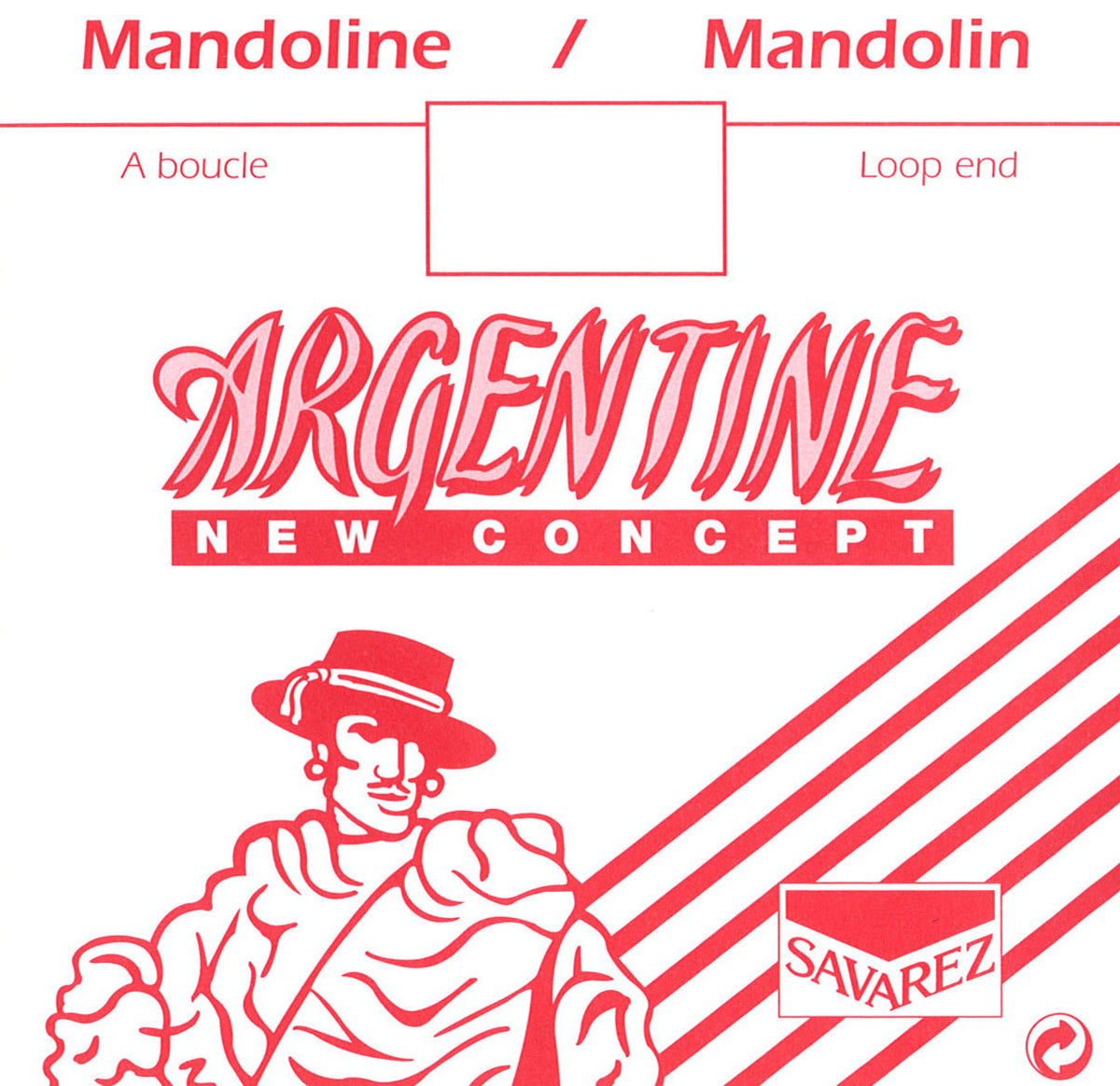 Corde Ré 3 mandoline, à boucle (vendues par 10)