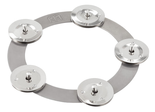 Ching Ring 6", convient à la plupart des charlestons, 5 paire de cymbalettes, facile à placer, acier inoxydable