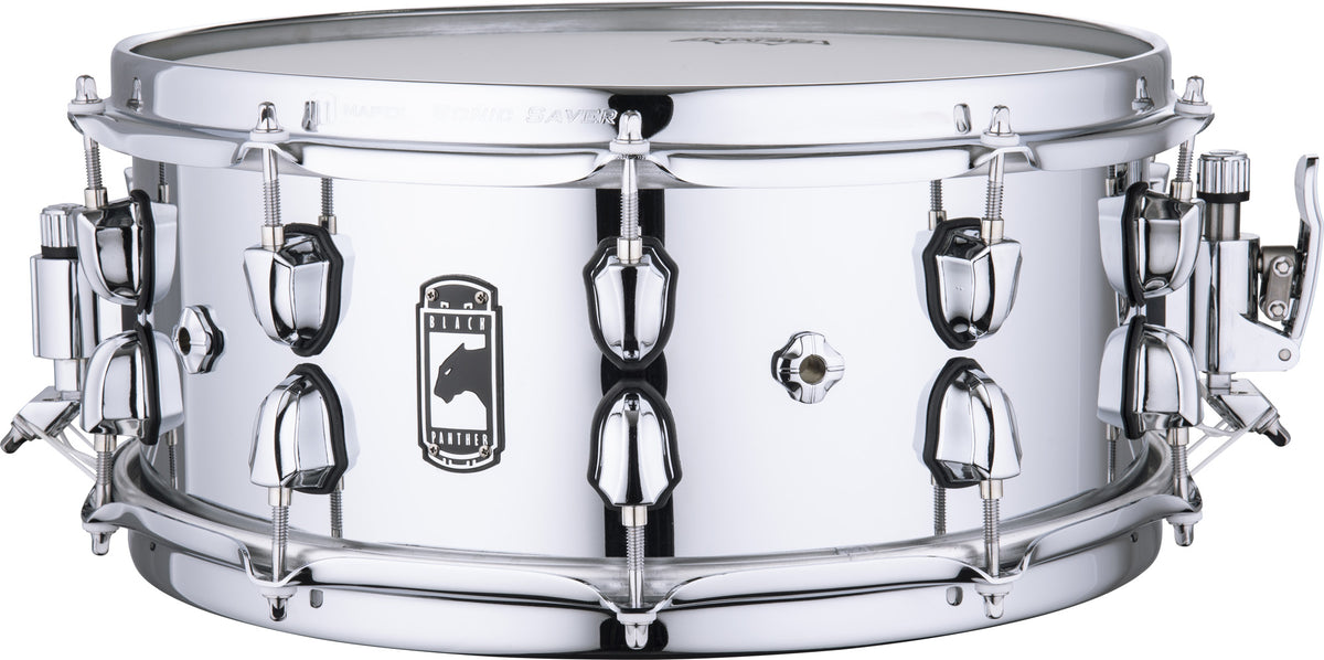 Caisse claire Mapex Black panther 14 x 6", acier, accastillage chromé.