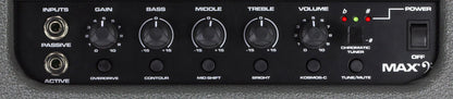 Ampli basse électrique 200W, HP 2x 10" Premium, EQ 3 bandes, entrée auxiliaire, sortie DI, finition noir