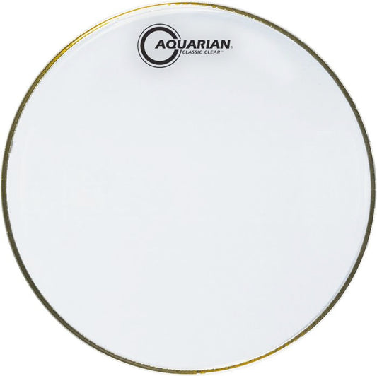 Peau de timbre Classic Clear 13", 1 pli très fin (0.08mm), transparente