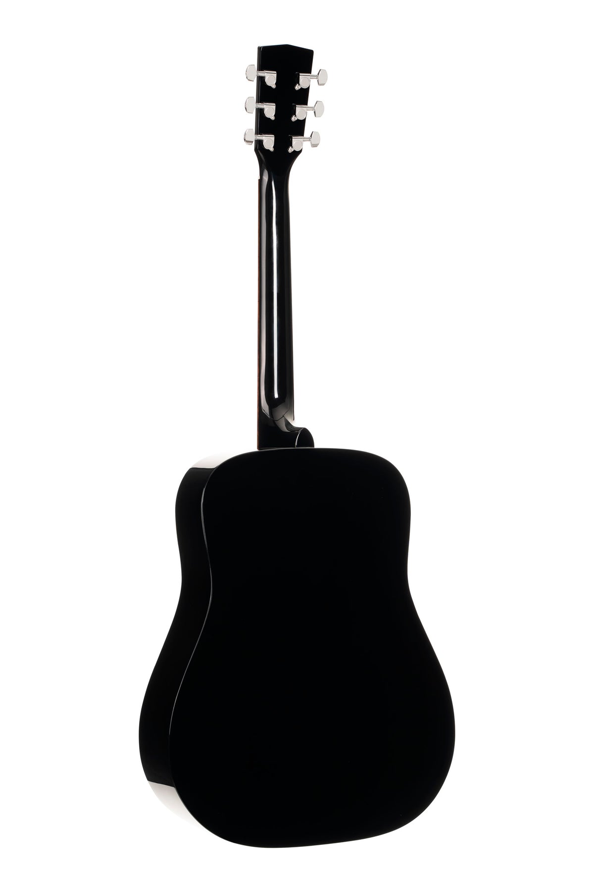 Earth 60, table épicéa massif, fond & éclisses acajou, touche laurier, noir brillant